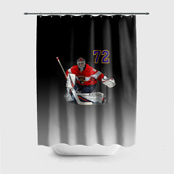 Шторка для душа Sergey Bobrovsky is goalkeeper of the Florida Pant, цвет: 3D-принт