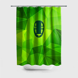 Шторка для душа Spirited Away green poly, цвет: 3D-принт