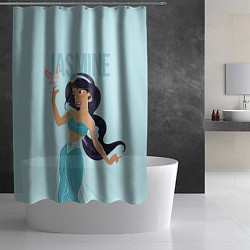 Шторка для душа Jasmine princess - big pictures, цвет: 3D-принт — фото 2