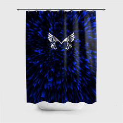 Шторка для душа Placebo blue energy, цвет: 3D-принт