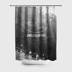 Шторка для душа Jaguar - grey gradient, цвет: 3D-принт