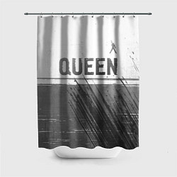 Шторка для душа Queen - white gradient посередине, цвет: 3D-принт