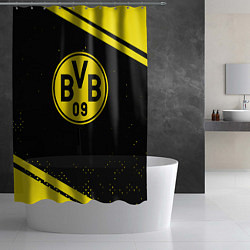 Шторка для душа Borussia полосы, цвет: 3D-принт — фото 2