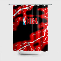 Шторка для душа NBA шторм, цвет: 3D-принт