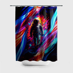 Шторка для душа Космос пламенный, цвет: 3D-принт