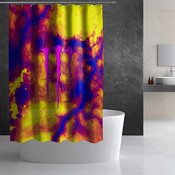 Шторка для душа Monster energy storm grunge, цвет: 3D-принт — фото 2