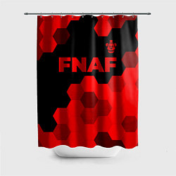 Шторка для душа FNAF - red gradient посередине, цвет: 3D-принт