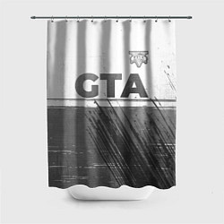 Шторка для ванной GTA - white gradient посередине