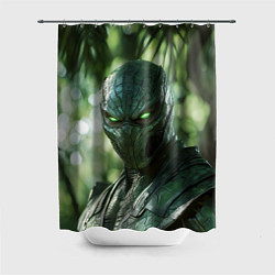 Шторка для душа Рептилия Мортал комбат, цвет: 3D-принт