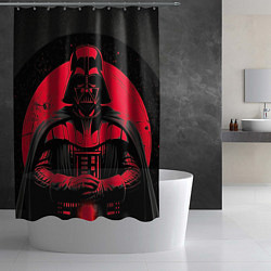 Шторка для душа Дарт Вейдер star wars, цвет: 3D-принт — фото 2