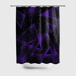 Шторка для душа The triangle is purple, цвет: 3D-принт