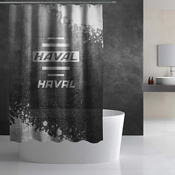 Шторка для душа Haval - grey gradient, цвет: 3D-принт — фото 2