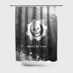 Шторка для душа Gears of War - grey gradient, цвет: 3D-принт