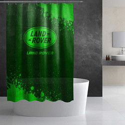 Шторка для душа Land Rover - green gradient, цвет: 3D-принт — фото 2