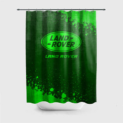 Шторка для душа Land Rover - green gradient, цвет: 3D-принт