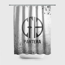 Шторка для душа Pantera - white gradient, цвет: 3D-принт