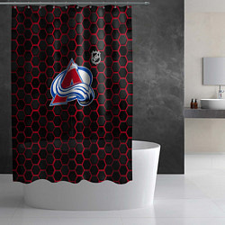 Шторка для душа Колорадо Эвеланш - соты с подсветкой, цвет: 3D-принт — фото 2