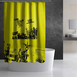 Шторка для душа Лазарь аниме обложка, цвет: 3D-принт — фото 2