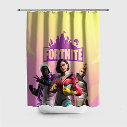Шторка для душа Fortnite, цвет: 3D-принт