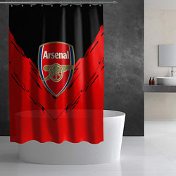 Шторка для душа Arsenal текстура краски, цвет: 3D-принт — фото 2