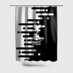 Шторка для душа Тоттенхэм Хотспур геометрия, цвет: 3D-принт