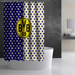 Шторка для душа Borussia точки текстура, цвет: 3D-принт — фото 2
