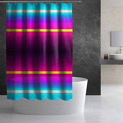Шторка для душа Color neon, цвет: 3D-принт — фото 2