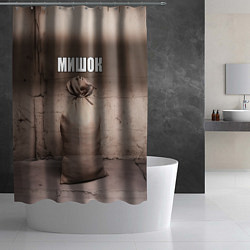 Шторка для душа Мишок, цвет: 3D-принт — фото 2