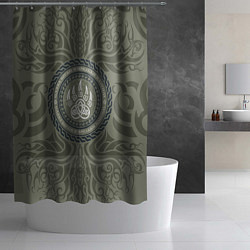 Шторка для душа Слава богам и предкам нашим, цвет: 3D-принт — фото 2