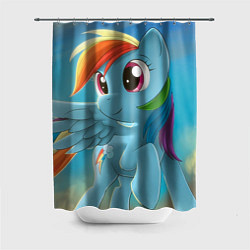 Шторка для душа My littlle pony, цвет: 3D-принт