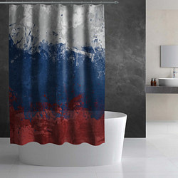 Шторка для душа Флаг России, цвет: 3D-принт — фото 2