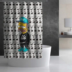 Шторка для душа Bart Just Us, цвет: 3D-принт — фото 2