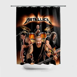 Шторка для душа Metallica Band, цвет: 3D-принт