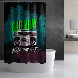 Шторка для душа Green Day: Kill the DJ, цвет: 3D-принт — фото 2