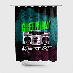 Шторка для душа Green Day: Kill the DJ, цвет: 3D-принт