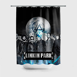 Шторка для душа Linkin Park: Moon, цвет: 3D-принт