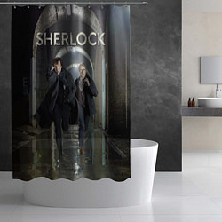 Шторка для душа Sherlock Break, цвет: 3D-принт — фото 2