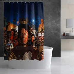 Шторка для душа Michael Jackson: Pop King, цвет: 3D-принт — фото 2