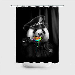Шторка для душа Панда с карамелью, цвет: 3D-принт