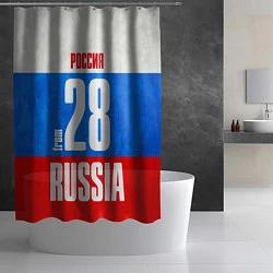 Шторка для душа Russia: from 28, цвет: 3D-принт — фото 2