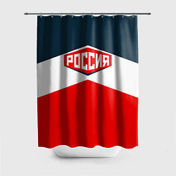 Шторка для душа Россия СССР, цвет: 3D-принт