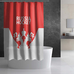 Шторка для душа Russia Hockey, цвет: 3D-принт — фото 2