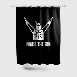 Шторка для душа Dark souls praise the sun knight Heida, цвет: 3D-принт