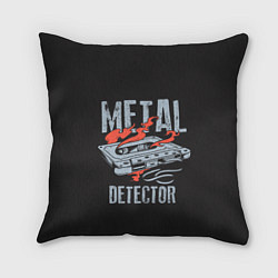 Подушка квадратная Metal Detector, цвет: 3D-принт