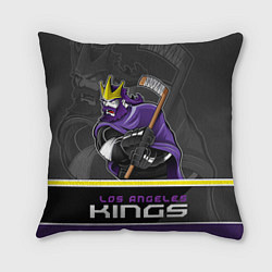 Подушка квадратная Los Angeles Kings, цвет: 3D-принт