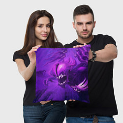 Подушка квадратная Bane Purple, цвет: 3D-принт — фото 2