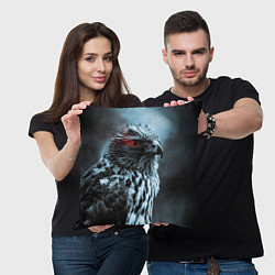 Подушка квадратная Ночной орёл, цвет: 3D-принт — фото 2