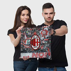 Подушка квадратная Milan FC, цвет: 3D-принт — фото 2