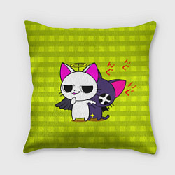Подушка квадратная Аниме котики, цвет: 3D-принт