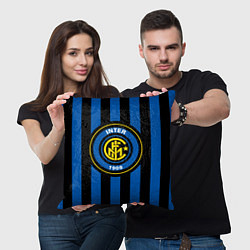Подушка квадратная Inter FC 1908 цвета 3D-принт — фото 2
